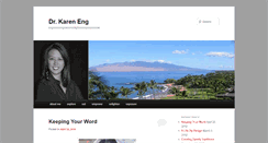 Desktop Screenshot of drkareneng.com